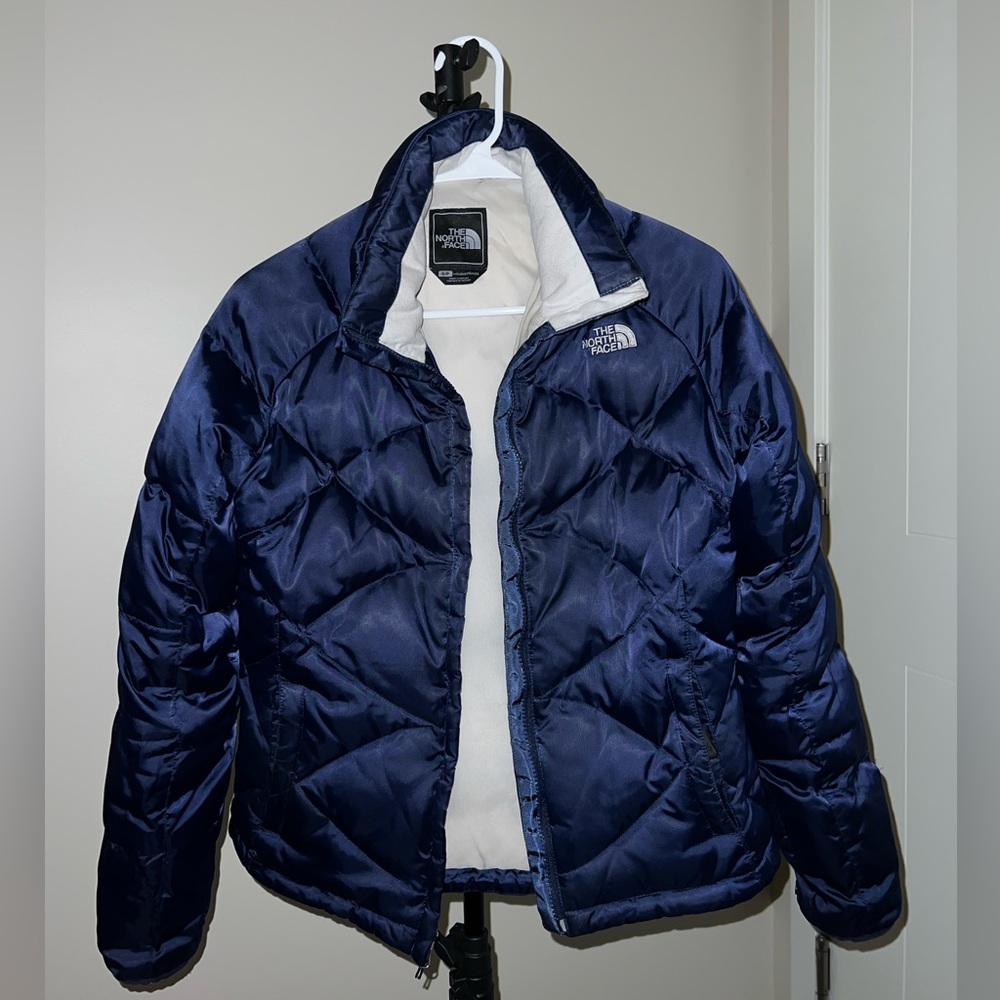 Northface 550 down womens small navy puffer jacket